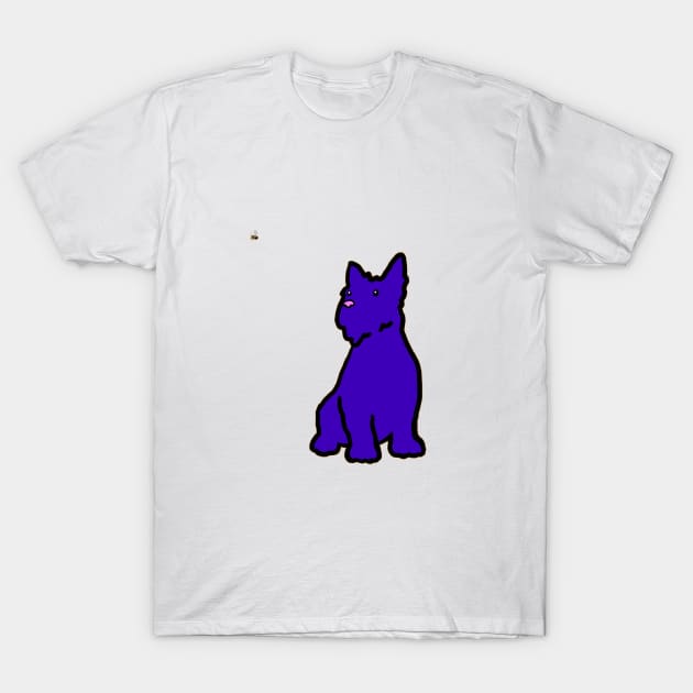 Scottie Dog and fly T-Shirt by KBMorgan